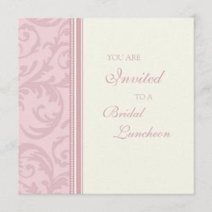 Cartes d'invitation pour le déjeuner nuptial des p