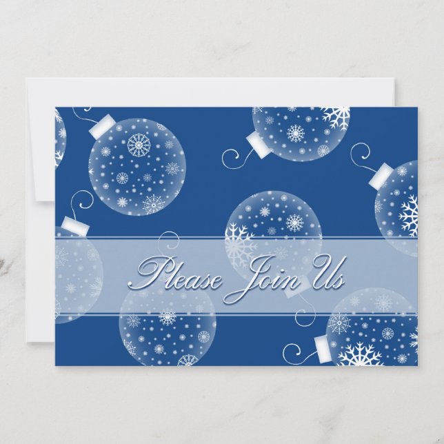 Cartes d'invitation pour le dîner de Noël (Devant)