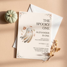 Cartes d'invitation pour le premier anniversaire H