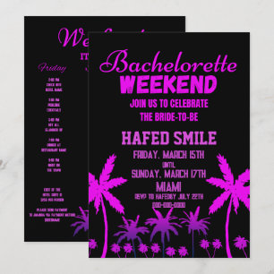 Cartes d'invitation pour l'enterrement de vie de j