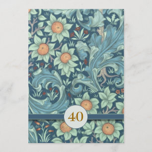 Cartes d'invitation pour les 40 ans de mariage