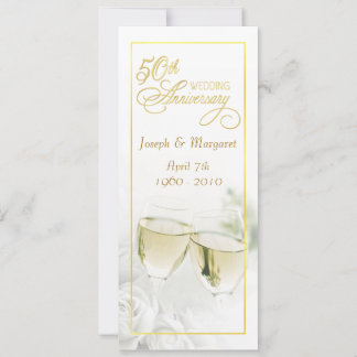 Cartes d'invitation pour les 50 ans de mariage - I