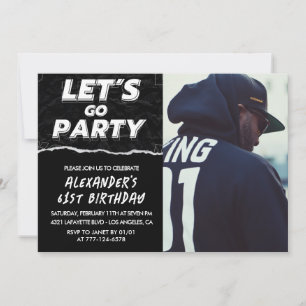 Cartes d'invitation pour les 61 ans Hommes Photo N