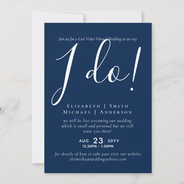 Cartes d'invitation pour mariage ou enterrement de (Devant)
