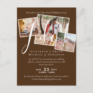 Cartes d'invitation pour mariage ou fête de couple