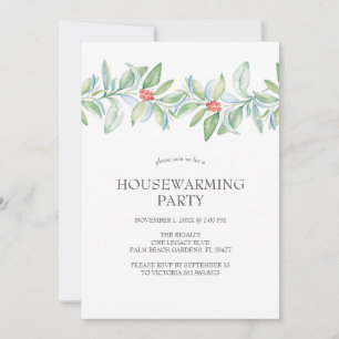 Cartes d'invitation pour pendaison de crémaillère 