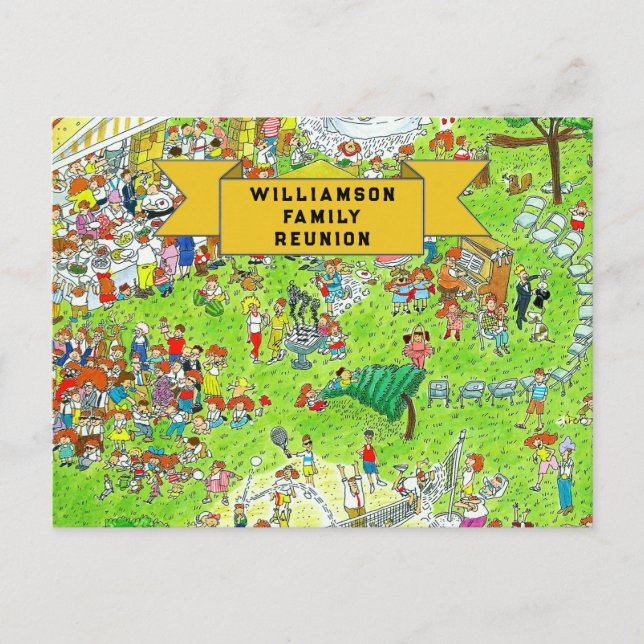 Cartes d'invitation pour réunion de famille (Devant)