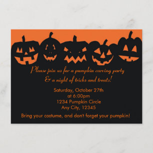 Cartes d'invitation pour soirée de décoration de c