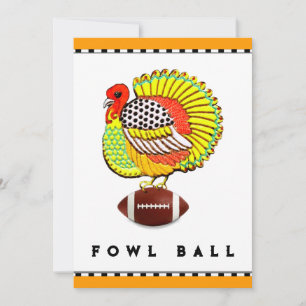 Cartes d'invitation pour Thanksgiving