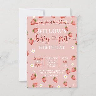 Cartes d'invitation pour un premier anniversaire s