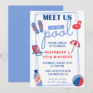 Cartes d'invitation pour une fête d'anniversaire 3
