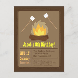 Cartes d'invitation pour une fête d'anniversaire a