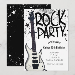Cartes d'invitation pour une fête d'anniversaire à
