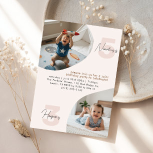 Cartes d'invitation pour une fête d'anniversaire à