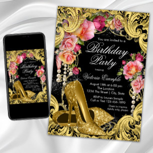 Cartes d'invitation pour une fête d'anniversaire a