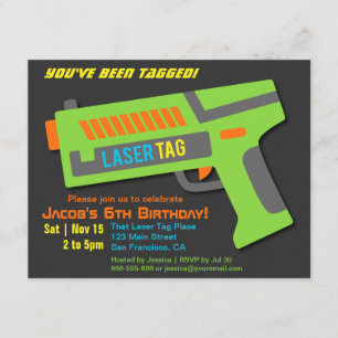 Cartes d'invitation pour une fête d'anniversaire d