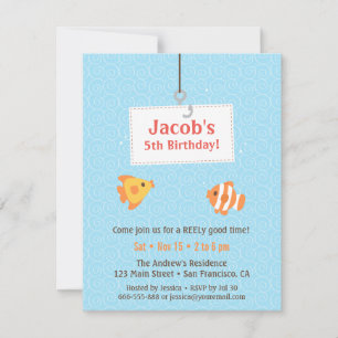 Cartes d'invitation pour une fête d'anniversaire d