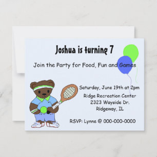 Cartes d'invitation pour une fête d'anniversaire d