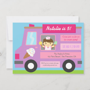 Cartes d'invitation pour une fête d'anniversaire d