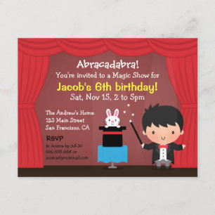 Cartes d'invitation pour une fête d'anniversaire d