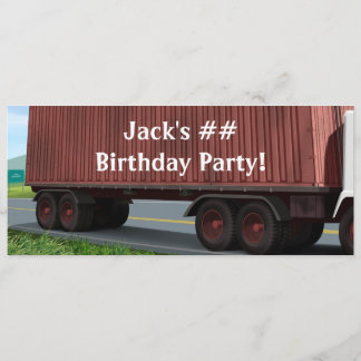 Cartes d'invitation pour une fête d'anniversaire d