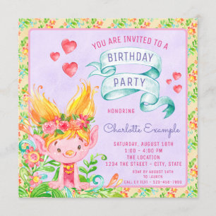 Cartes d'invitation pour une fête d'anniversaire d