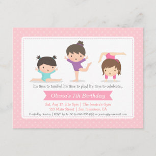 Cartes d'invitation pour une fête d'anniversaire d