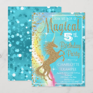 Cartes d'invitation pour une fête d'anniversaire L