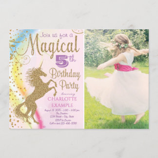 Cartes d'invitation pour une fête d'anniversaire l