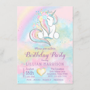 Cartes d'invitation pour une fête d'anniversaire l