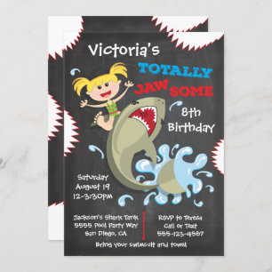 Cartes d'invitation pour une fête d'anniversaire p