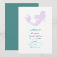 Cartes d'invitation pour une fête d'anniversaire s