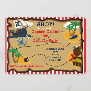 Cartes d'invitation pour une fête d'anniversaire s