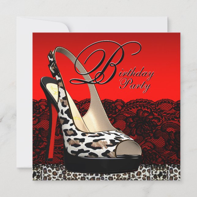 Cartes d'invitation pour une fête d'anniversaire s (Devant)
