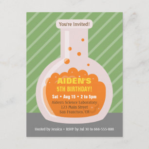 Cartes d'invitation pour une fête d'anniversaire s