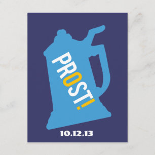 Cartes d'invitation pour une fête de Beer Stein al
