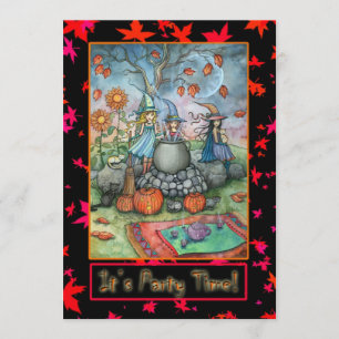 Cartes d'invitation pour une fête d'Halloween Fête