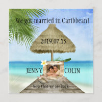 Cartes d'invitation pour une séance photo de plage