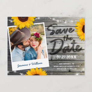 Cartes d'invitation "Save the Date" Rustiques Bo