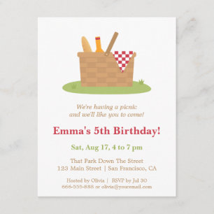 Cartes d'invitation tendance pour une fête d'anniv