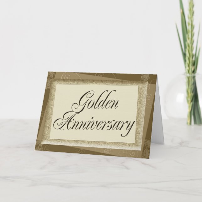 Cartes d'or d'invitation d'anniversaire (Devant)