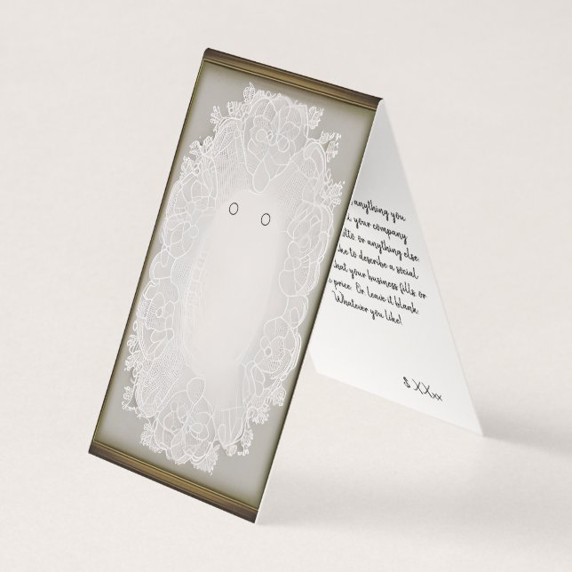 Cartes d'oreille autoportantes personnalisées (Front)