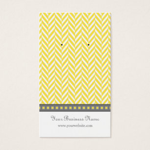 Cartes d'oreille en sanglier jaune et gris