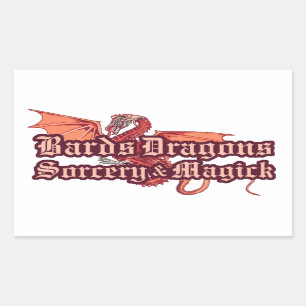 Cartes, Dragons, Stickers Sorcery et Magick
