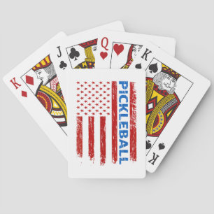 Cartes Drapeau Pickleball - Jeu de raquette Pickleball Am