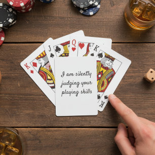 Cartes Drôle en silence Juger vos compétences de jeu