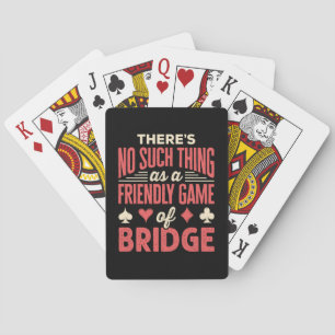 Cartes Drôle Joueur de pont pas de ce genre de jeu amical