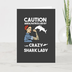 Cartes Drôles de Femmes Requins Pour Ses Enfants F