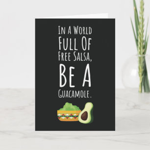 Cartes Drôles de Guacamole Fête Avocat Mexicain