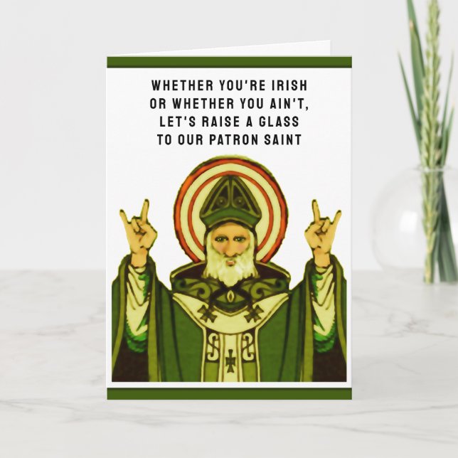 Cartes drôles de la Saint-Patrick (Devant)